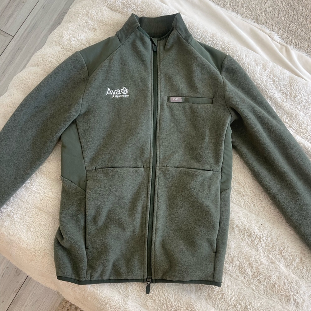 Figs zip up fleece